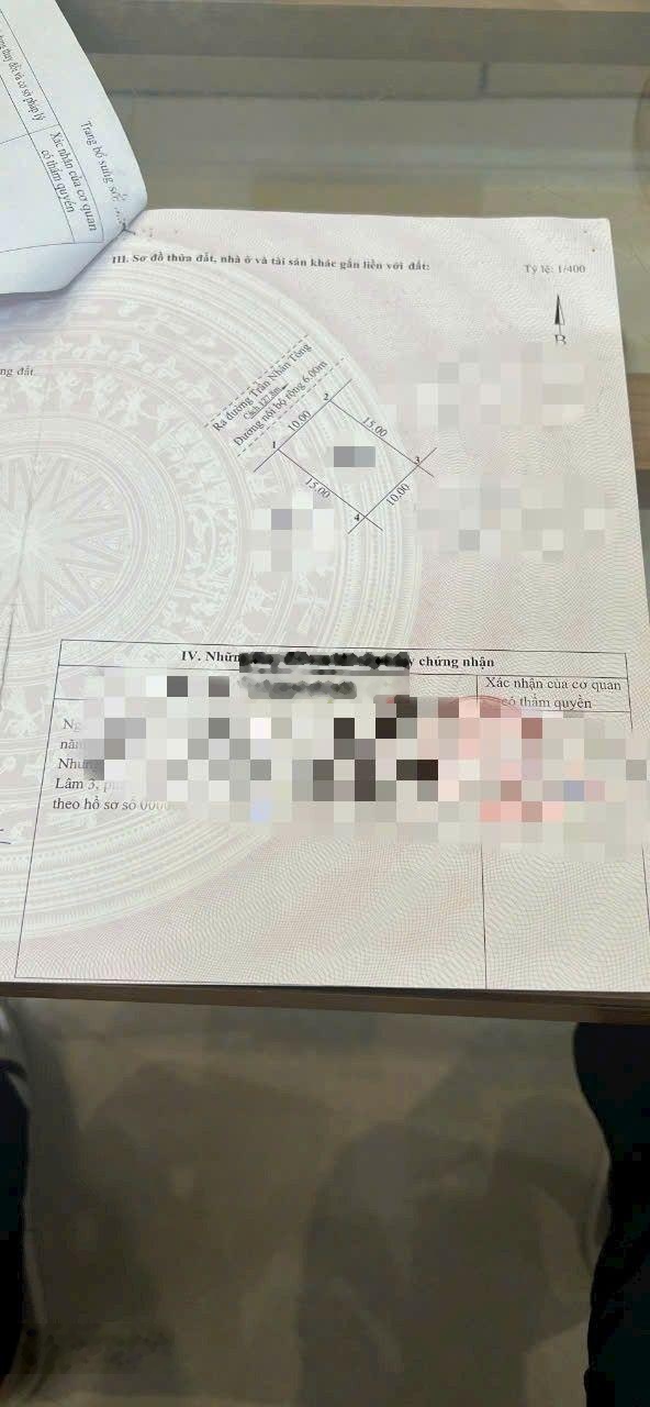 Bán biệt thự 150m đường trần nhân tông