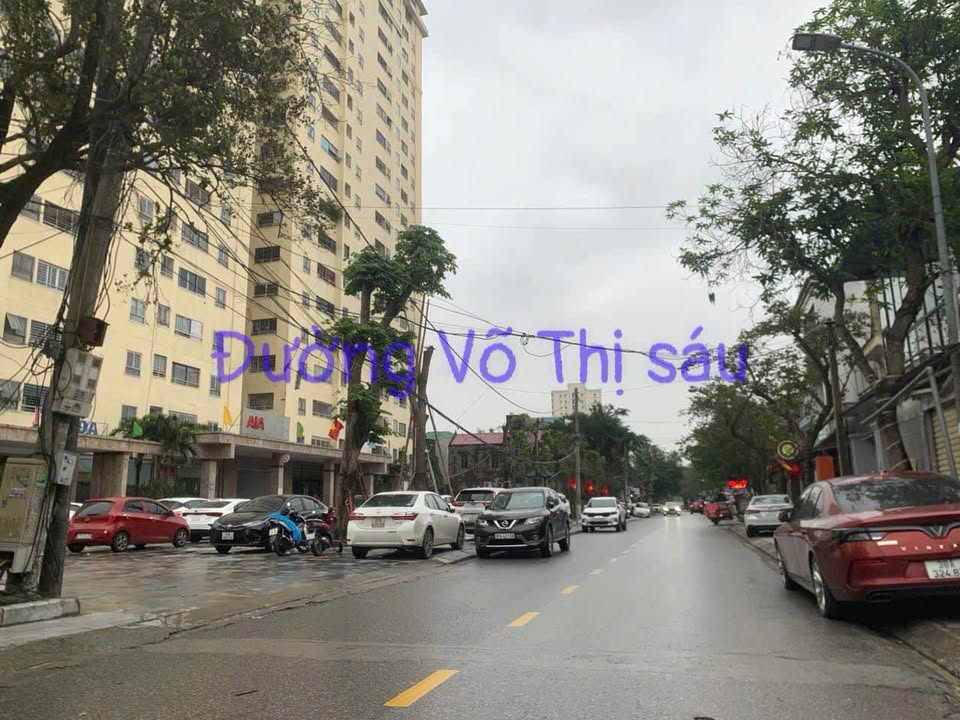 Bán đất tặng nhà 2 tầng mặt đường Võ Thị Sáu, thành phố Vinh