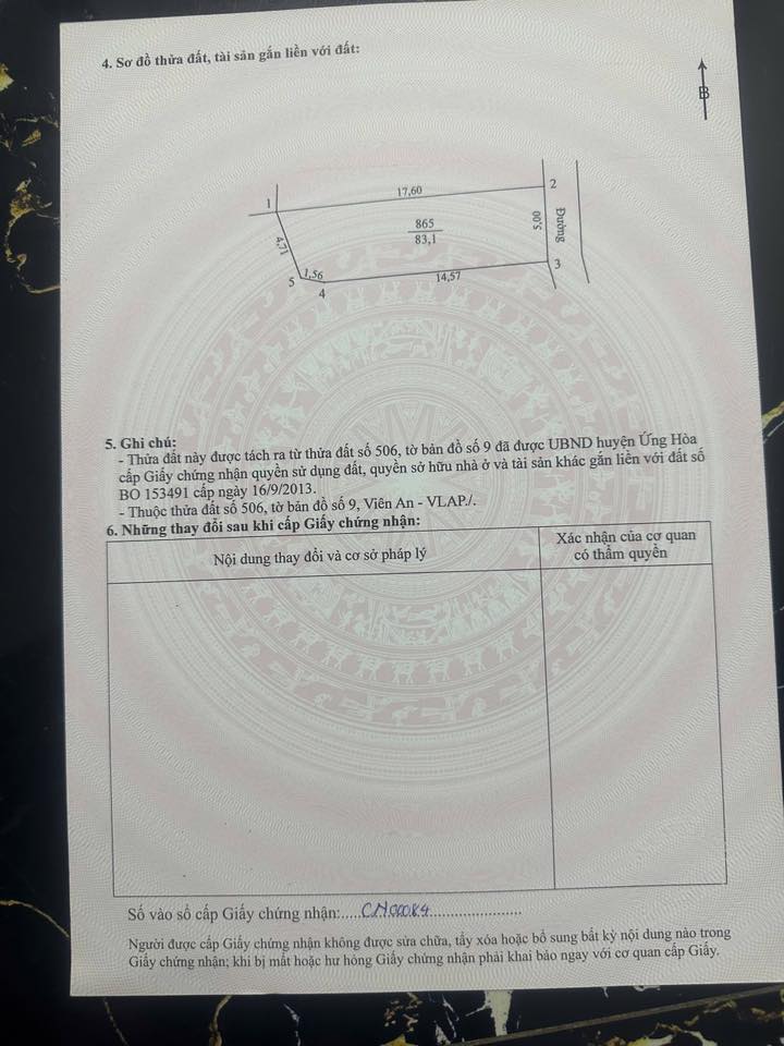 Bán gấp nhà 83m2 hai mặt ngõ, ba mặt thoáng tại Ứng Hòa