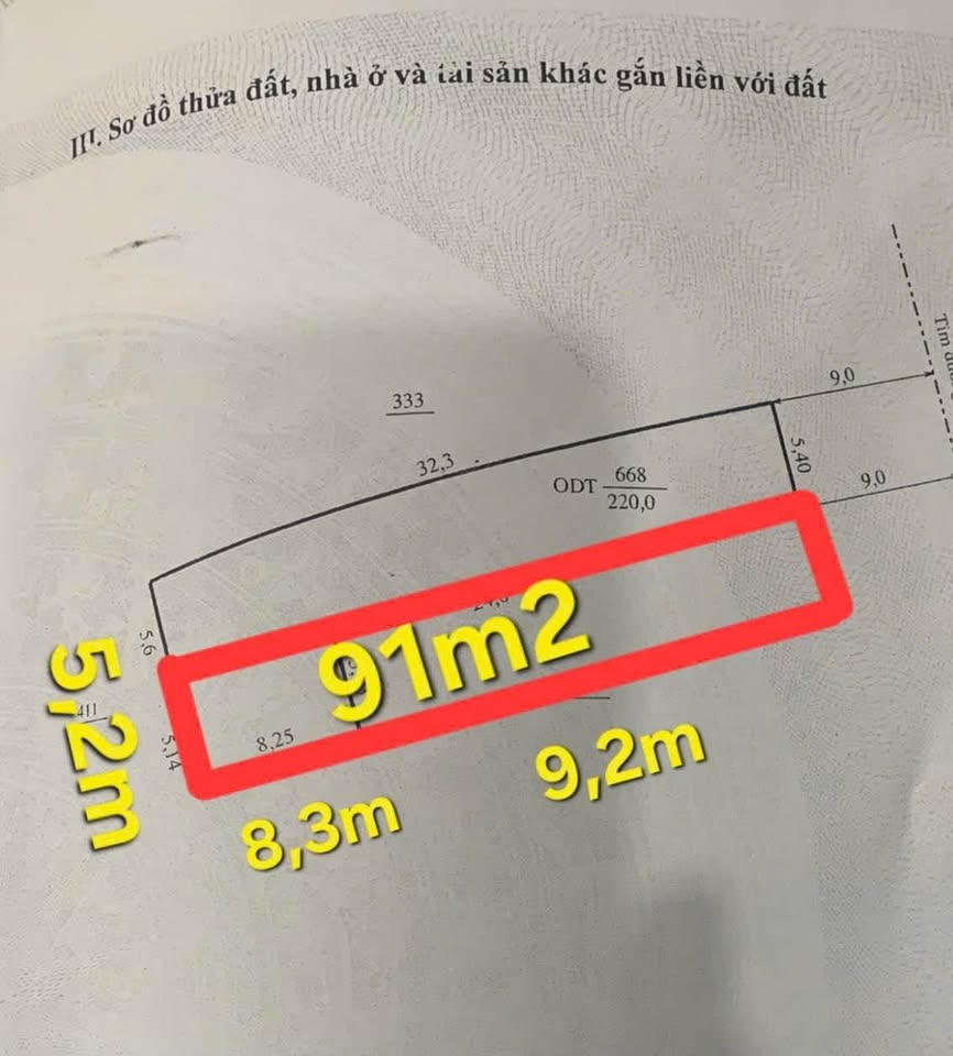 Mảnh đất vuông vắn, vuông vắn, tọa lạc tại vị trí vàng của Phường Hạc Thành