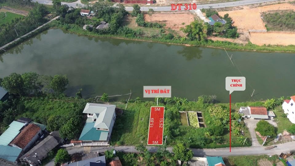 Đất Vĩnh Phúc view hồ thoáng mát, đường nhựa, giá hời, chốt nhanh