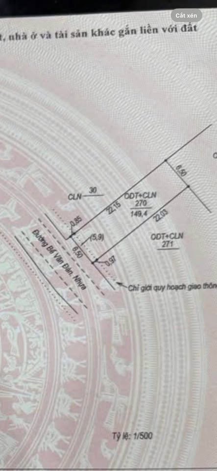 Bán gấp đất vàng mặt tiền Bế Văn Đàn, trung tâm Nam Lý, giá hời