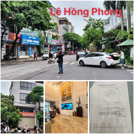 Siêu lô góc mặt phố Lê Hồng Phong - dòng tiền 50 triệu/tháng - giá đầu tư hơn 20 tỷ