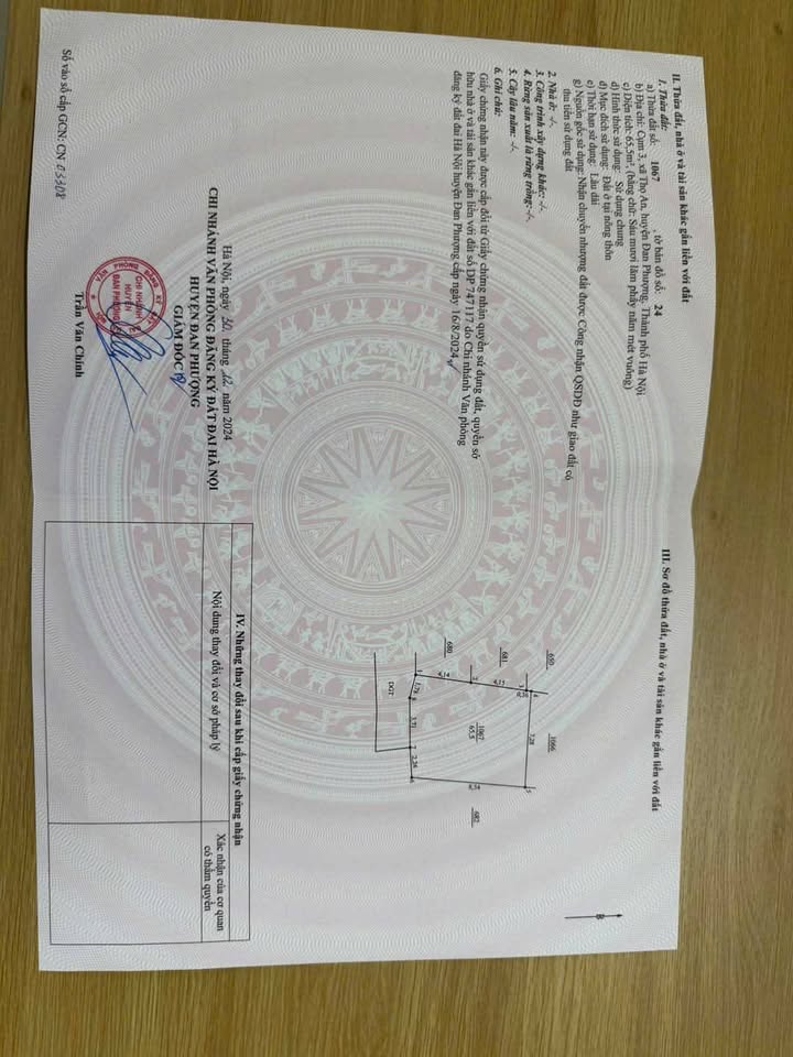 Đất Thọ An - Đan Phượng, lô đất nở hậu, ô tô vào tận nơi, gần chợ, trường học