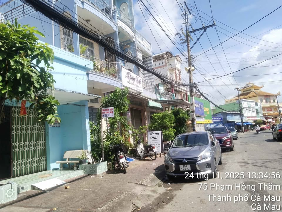 Giao lộ vàng Cà Mau, nhà mặt tiền kinh doanh đắc địa, sổ hồng trao tay