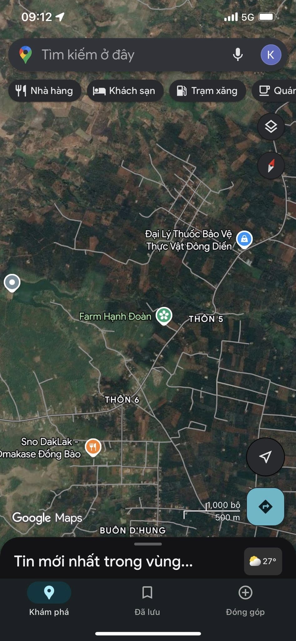 Cơ hội sở hữu ngay 500m² đất trồng cây lâu năm vuông vắn tại Xã Ea M'Droh