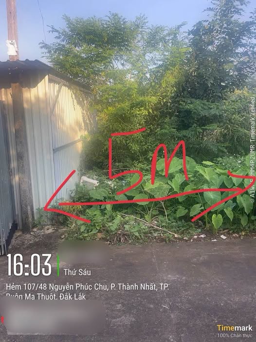 Bán lô đất vàng Thành Nhất, hẻm bê tông 6m, gần chợ Hoa Viên, giá 1,1 tỷ