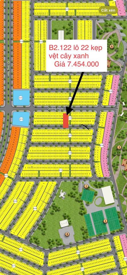 Đất vàng Đầm Sen, Nam Hoà Xuân, 100m2, hướng tây bắc, giá hời