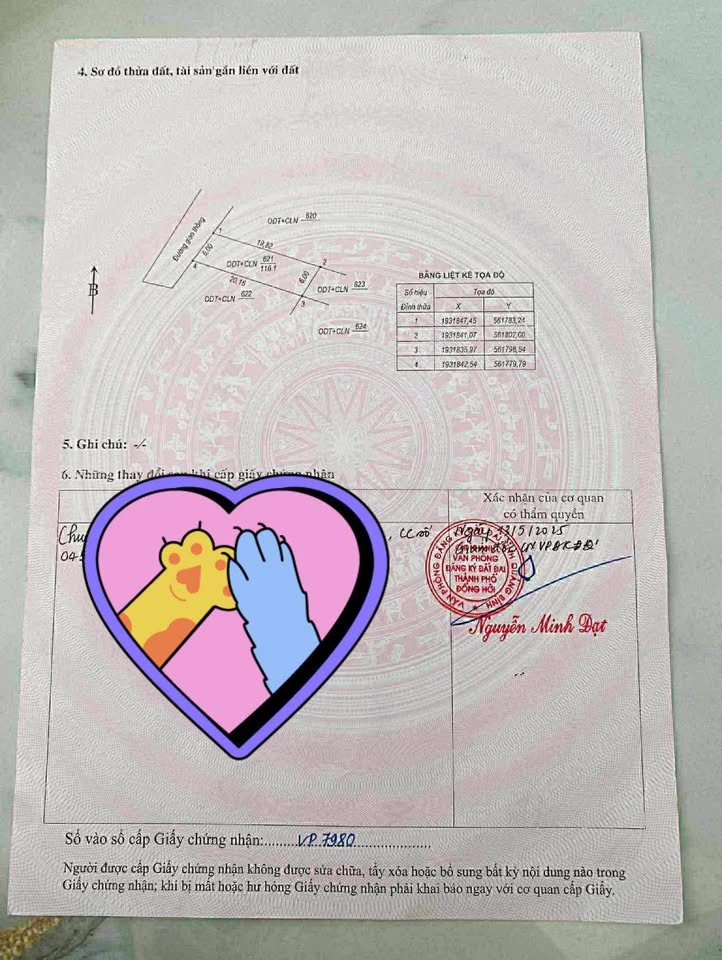 Bán đất 120m2 vuông vắn, đường 2 ô tô, giá hơn 600 triệu tại Đồng Hới