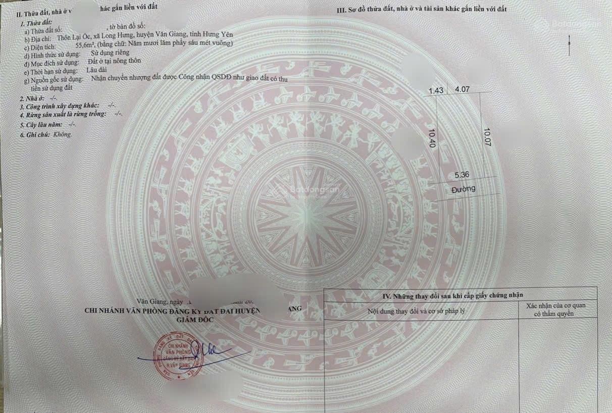 Duy nhất 1 lô nhỏ xinh tại Lại Ốc, Long Hưng gần dự án Vinhomes 2,3 và KĐT Ecopark