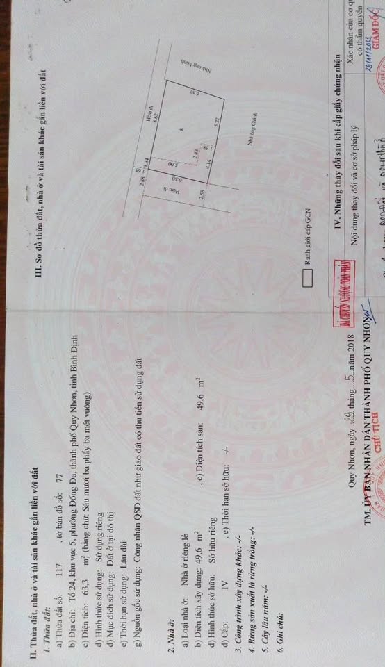 Nhà 63m² nhỏ mà có võ - hẻm 1/5, phường Trần Hưng Đạo, Quy Nhơn