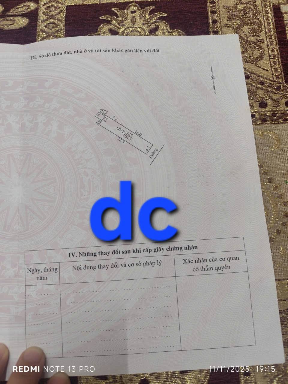 Đất vàng Cẩm Giàng mặt tiền 4.7m, ngay cổng làng, giá đầu tư nhỉnh 2 tỷ