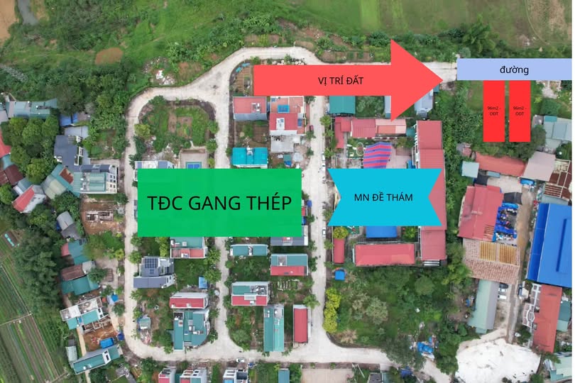 Đất vàng Cao Bằng 2 lô cực xịn cạnh tđc gang thép, giá hời