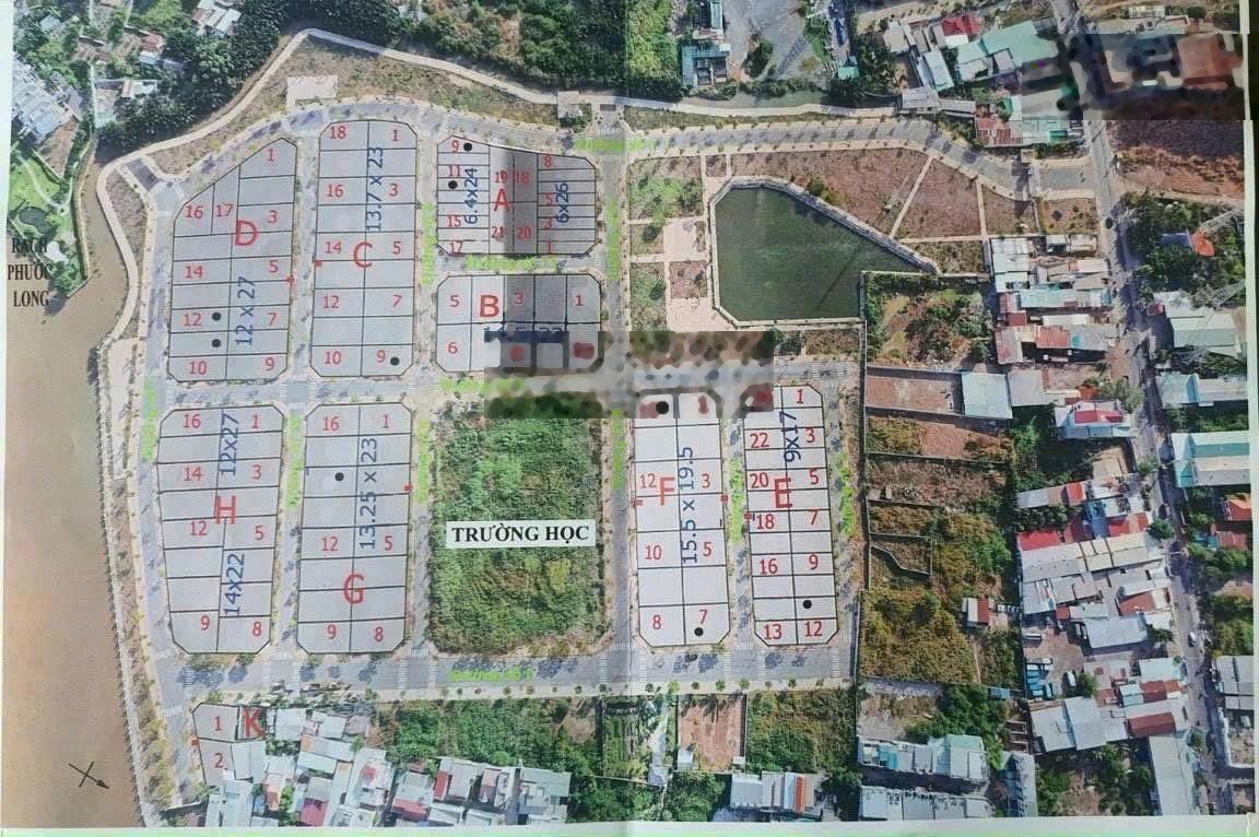 Hàng hiếm, đất biệt thự KDC view sông Bộ Công An Phạm Hữu Lầu DT 315m2