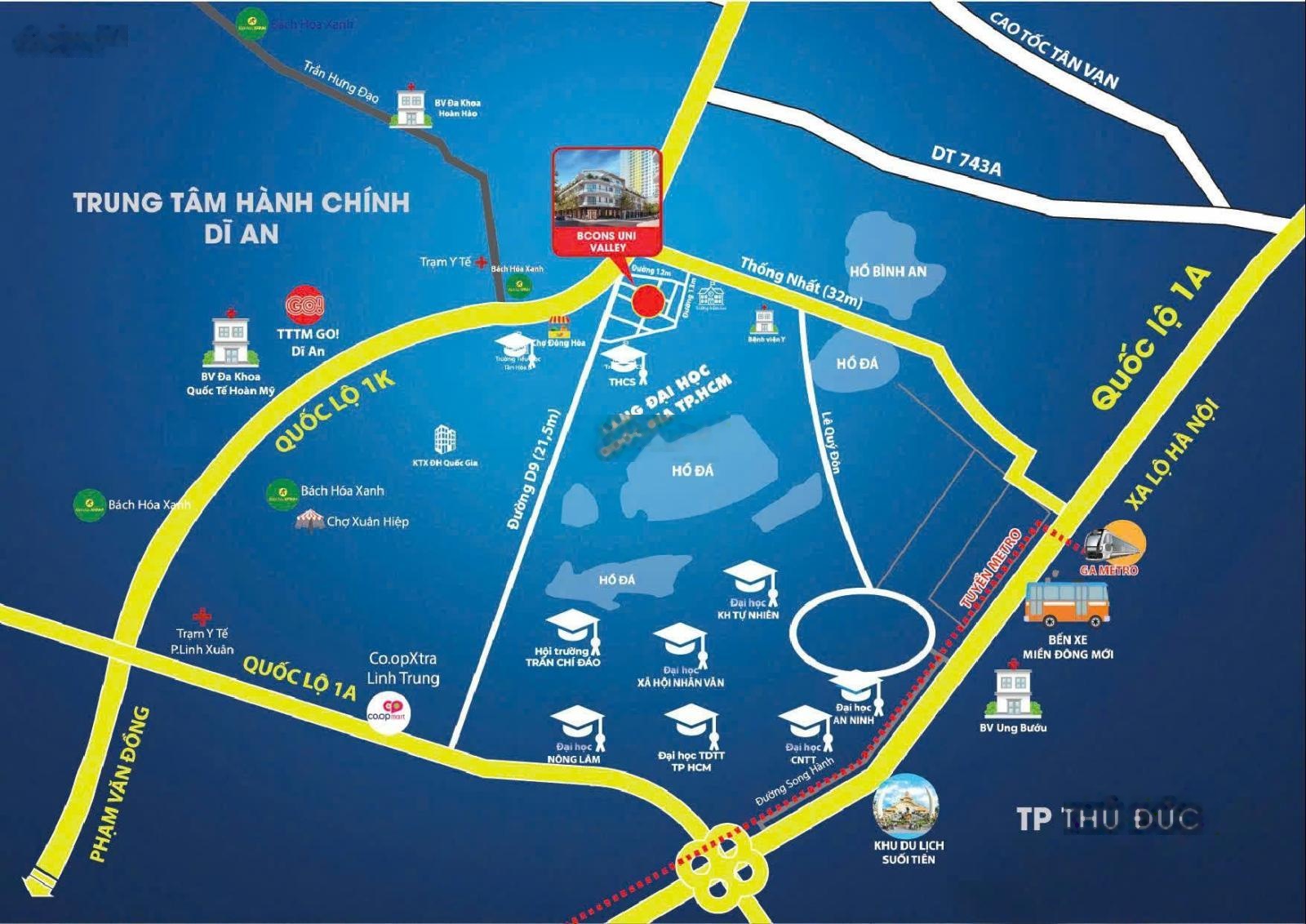 Nhà Phố Bcons Univalley trong khu compound Bcons City, CK 6% - có sổ hồng riêng - ngay làng ĐHQG