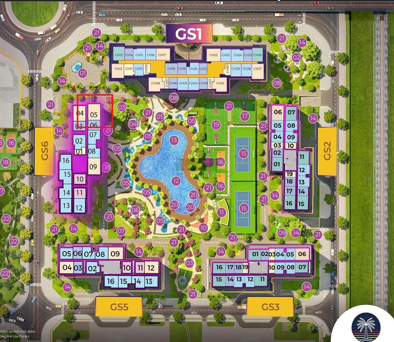 Chính chủ gửi bán căn 3PN phân khu The Miami trục 05 toà GS6 giá tốt nhất thị trường