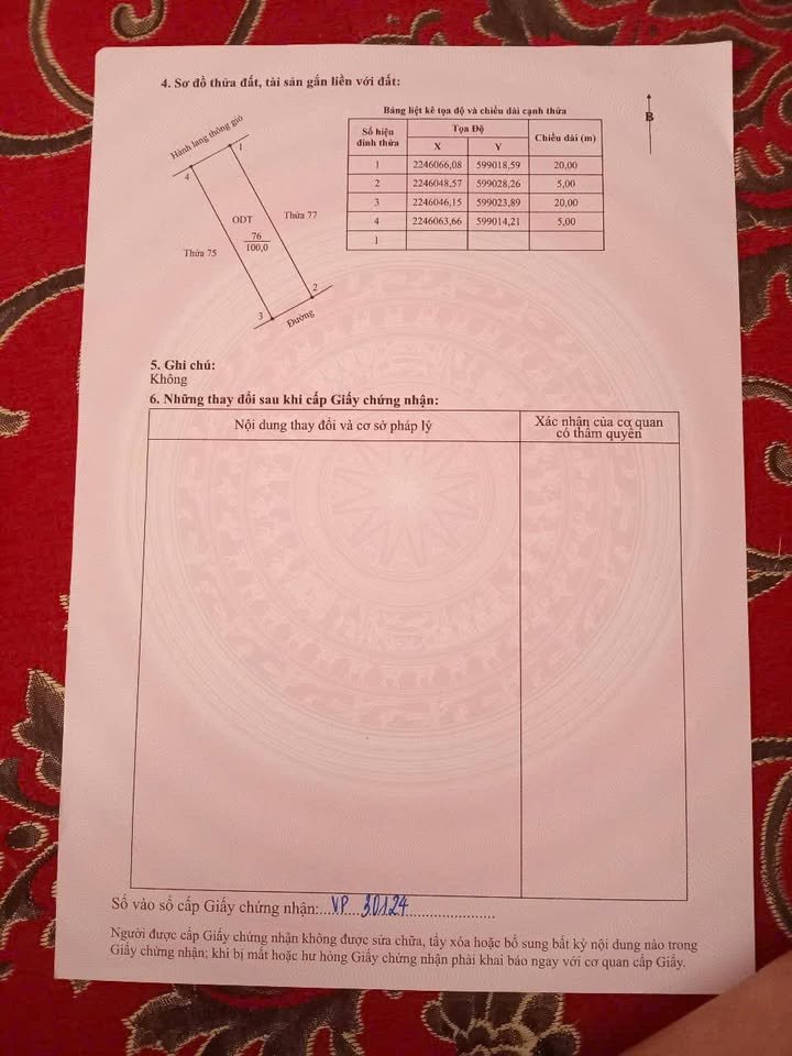 Đất Tam Điệp mặt tiền 5m, giá 4.65 tỷ, đầu tư phát tài
