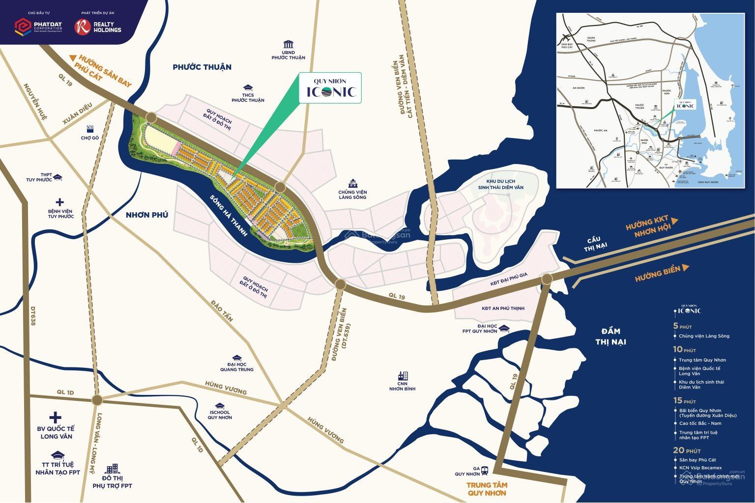 Lô đất view công viên-dt:80m2 ngang 5m dài 16m-giá : 2,1 tỷ -quy nhơn iconic-chiết khấu lên đến 18%