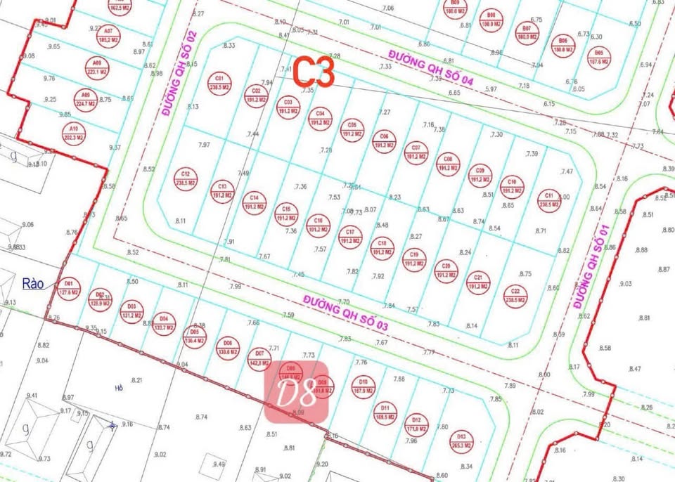 Đất vàng Phong Điền, Huế 146,8m2, ngang 8m, giá hời