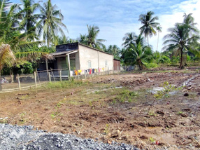 Đất Vĩnh Long 6x32m, 60m2 thổ cư, view sông mát mẻ chỉ 169 triệu