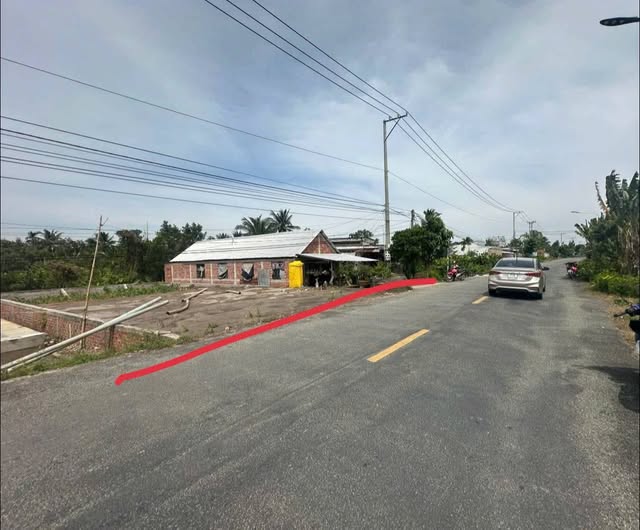 Bán đất mặt tiền Quốc lộ 57, Hòa Nghĩa, Chợ Lách, Bến Tre 200m2, giá 1,35 tỷ