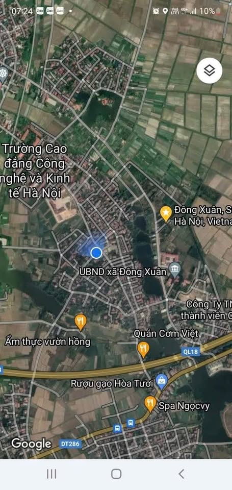 Bán lô đất vuông vắn 94,2m² tại Sóc Sơn, Hà Nội, đường rộng 2 ô tô tránh, tiện ích đầy đủ