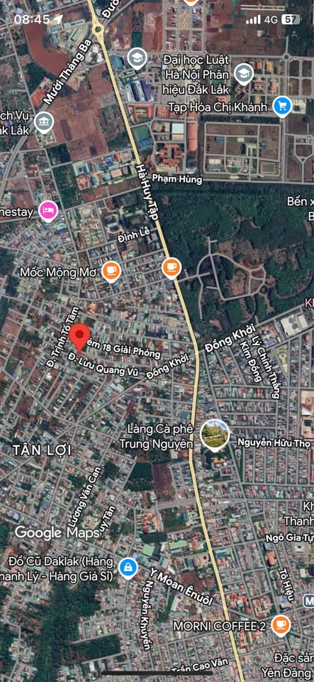 Đất vàng Tân Lợi 10m mặt tiền vuông vắn, xây nhà an cư