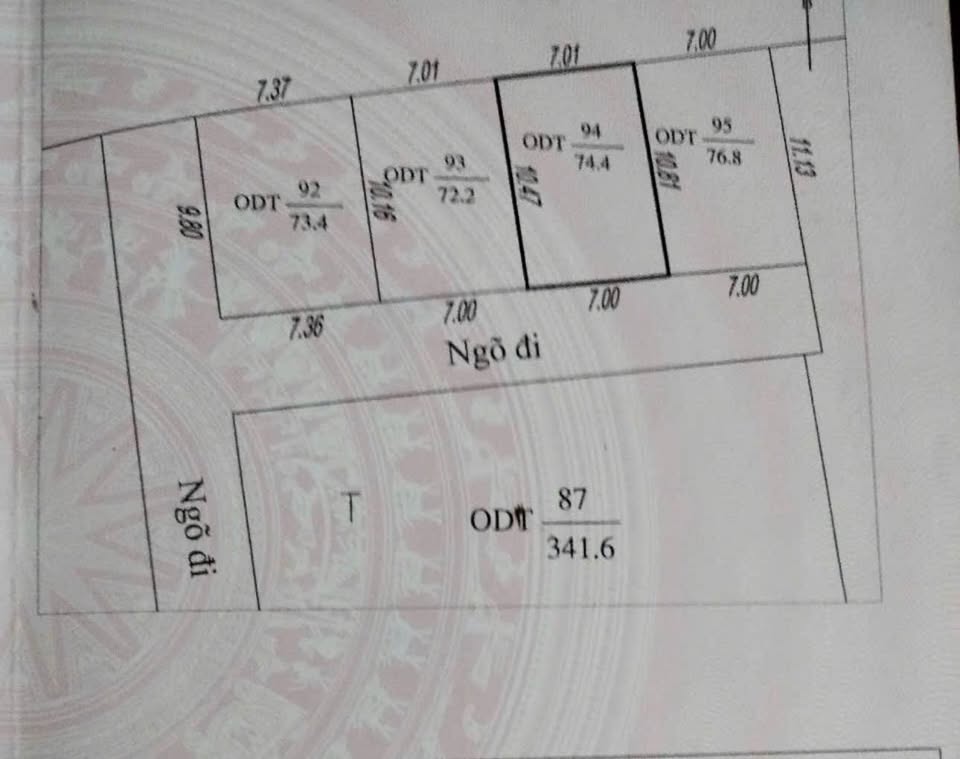 Đất Lán 14, 74m², 1,18 tỷ, ngõ ô tô, cơ hội đầu tư vàng