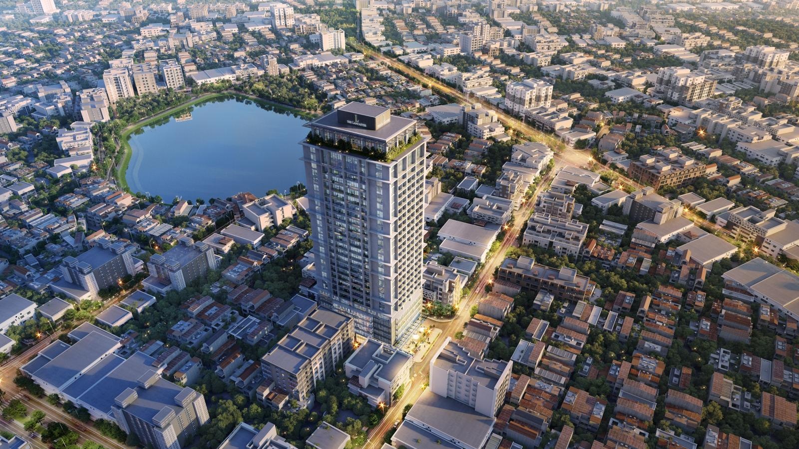 Cho thuê căn hộ Lancaster Núi Trúc - 3 phòng ngủ - 120m² - Full đồ - 25tr/tháng