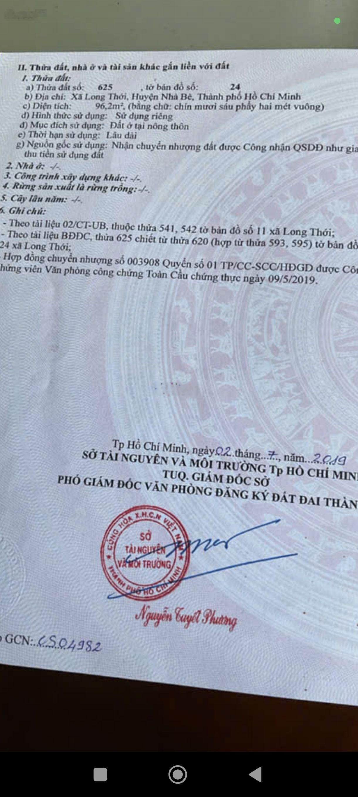 Hailongreal: Đất bán đường 7m, 512/ Nguyễn Văn Tạo, 3,3tỷ, DT: 7x14m, cạnh trường lái Thành Công