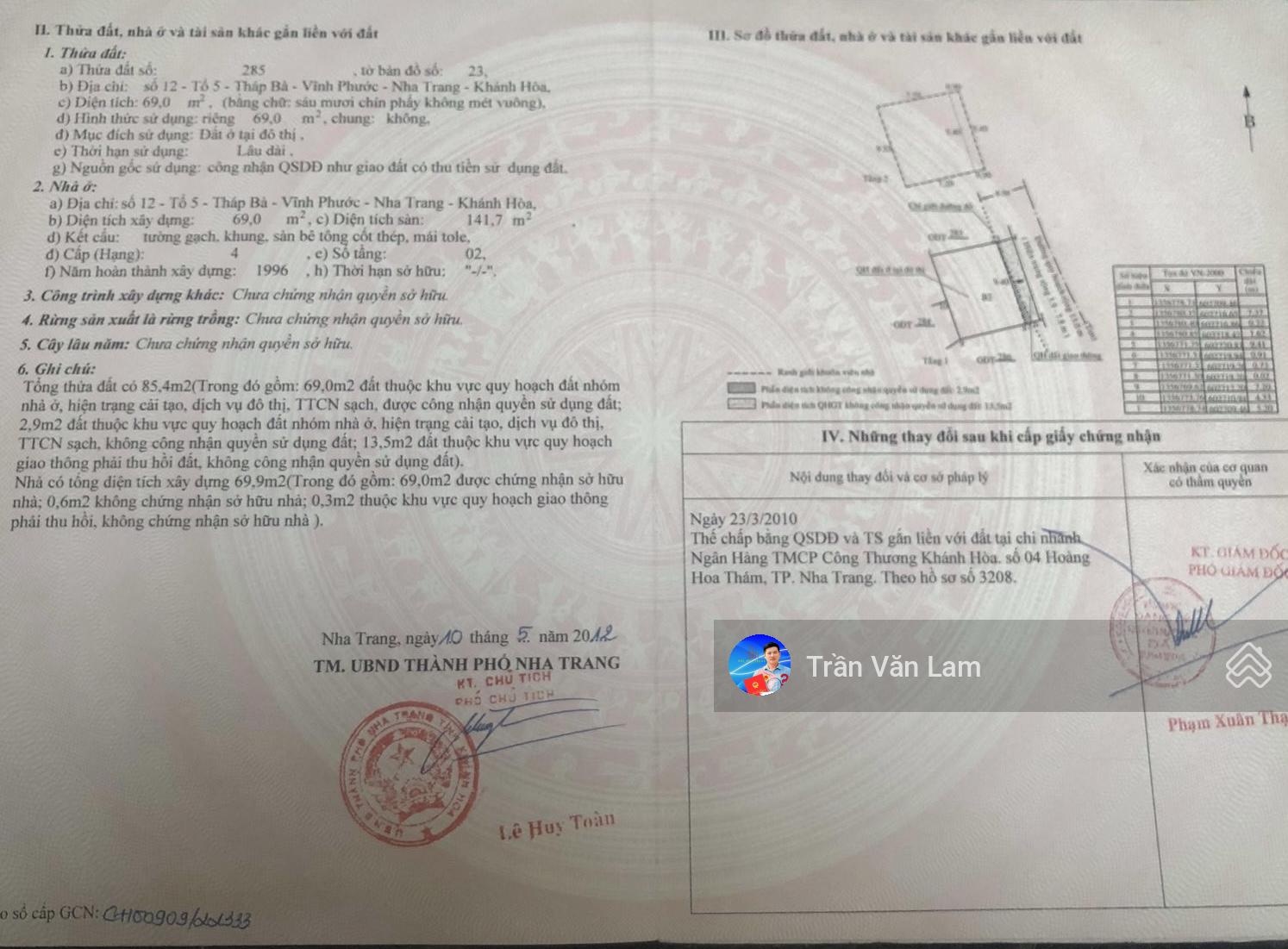 Bán đất sát đường 2/4 gần Tháp Bà Ponagar giá tốt vị trí kinh doanh