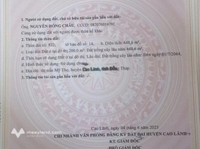 Bán nhà đất mặt tiền ngang 13m Quốc lộ 30