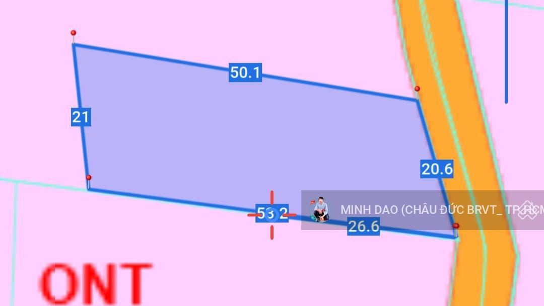 Đất khu dân cư 1,65 tỷ mặt tiền đường bê tông Đá Bạc 1000m2(20x50)m cạnh cty, Ngãi Giao, Bình Giã