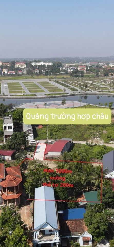Lô đất vuông vắn, bằng phẳng tọa lạc tại thị trấn Hợp Châu, Vĩnh Phúc