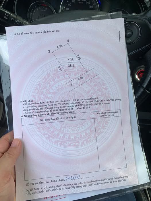 Bán mảnh đất vuông vắn 38m² tại Việt Hưng, Long Biên - Cơ hội đầu tư sinh lời