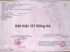 Bán đất kiệt ô tô 60m2, hướng Tây Bắc, gần chợ Hòa Khánh, Đà Nẵng