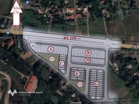 Lô góc 2 mặt tiền Vip, cửa ngõ khu công nghiệp Vĩnh Phúc, chỉ nhỉnh 3 tỷ