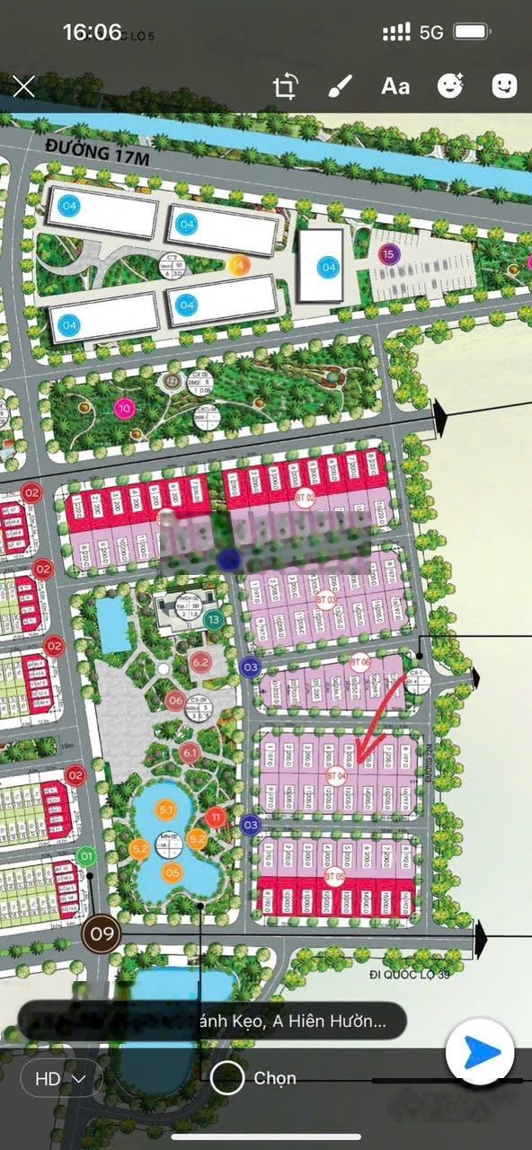 Hiếm bán lô đất đẹp 205m2 xây biệt thự khu đô thị Phố Nối House, Yên Mỹ, Hưng Yên