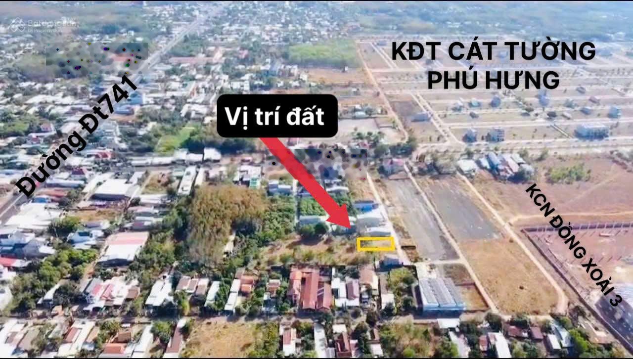 Bán đất KĐT Cát Tường Phú Hưng 10x22m full thổ cư ngay cổng kcn chỉ 1ty6