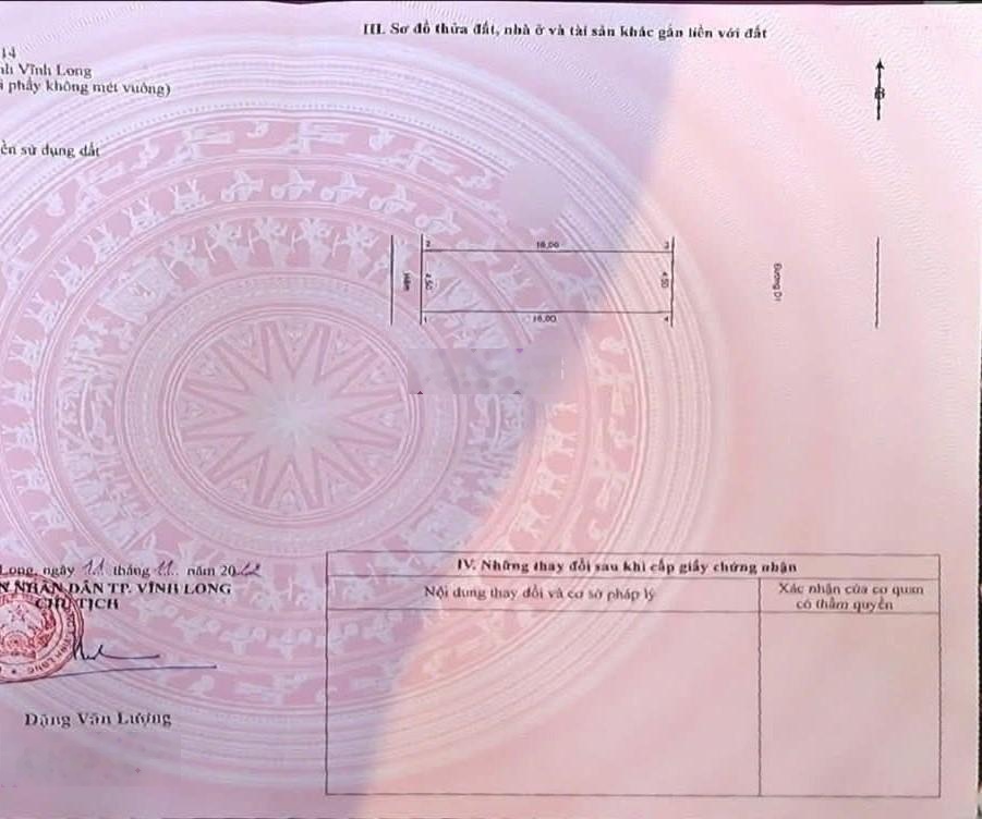 Bán nền đường D1 TT. Long Hồ, Tỉnh Vĩnh Long