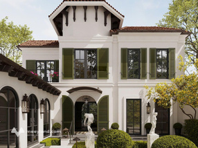 Bán Villa Trần Khánh Dư 366m² 2 tầng - 185 tỷ - biệt thự kiến trúc Pháp
