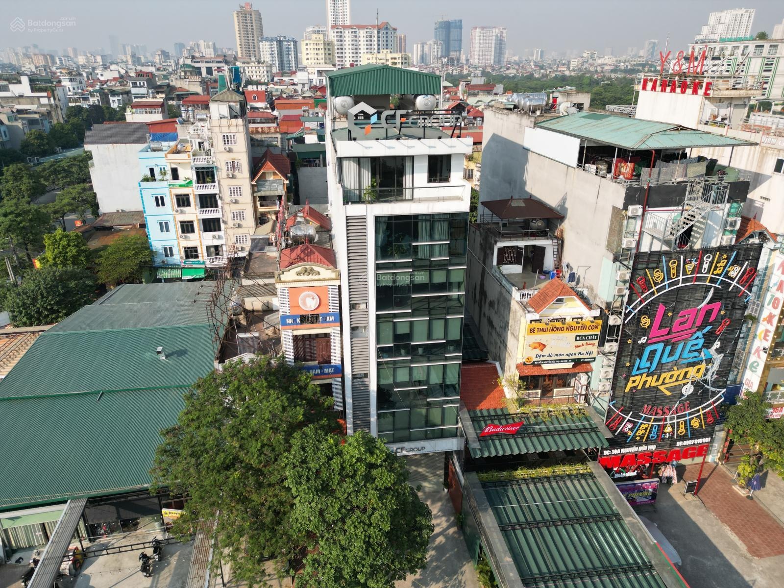Building view hồ Linh Đàm, 250m2, Mt 7,7m, 8 tầng, 2 mặt tiền, 160 tỷ, hướng nam