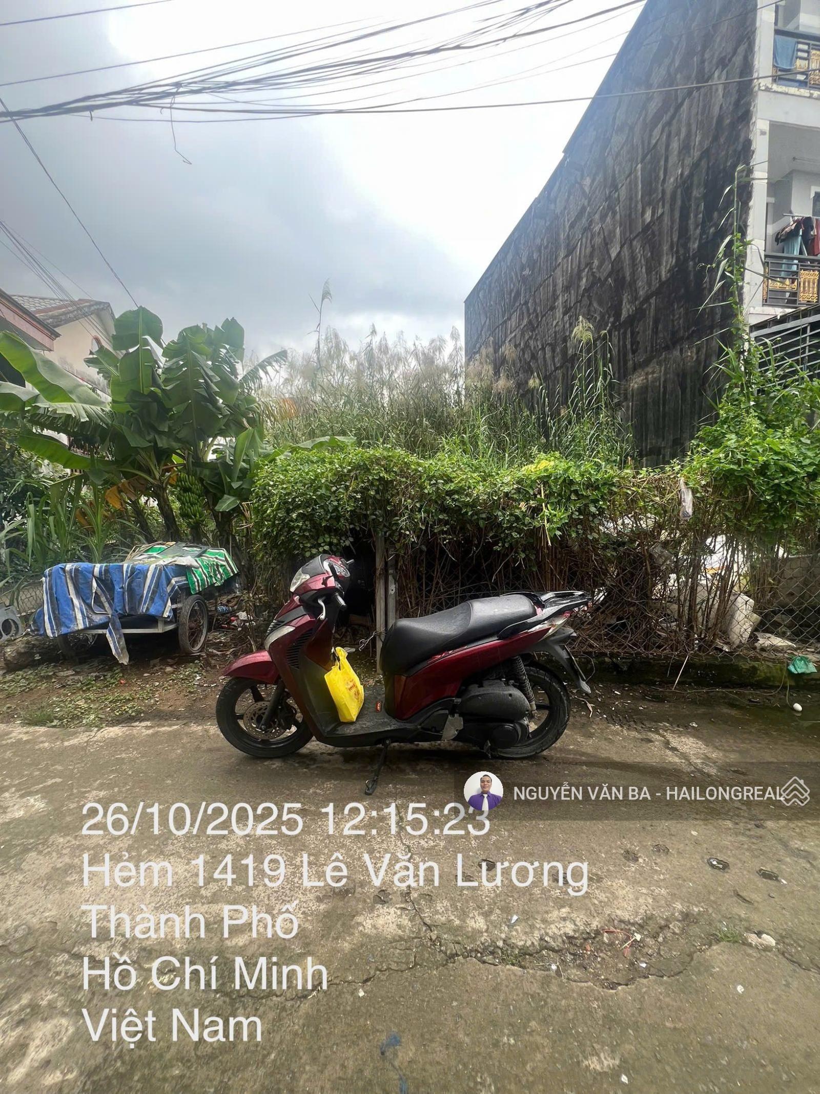 Bán đất rẻ 1419 Lê Văn Lương 4*21m, giá 3,5 tỷ, hẻm xe hơi, gần Phạm Hữu Lầu, kế trường Tạ Uyên,shr