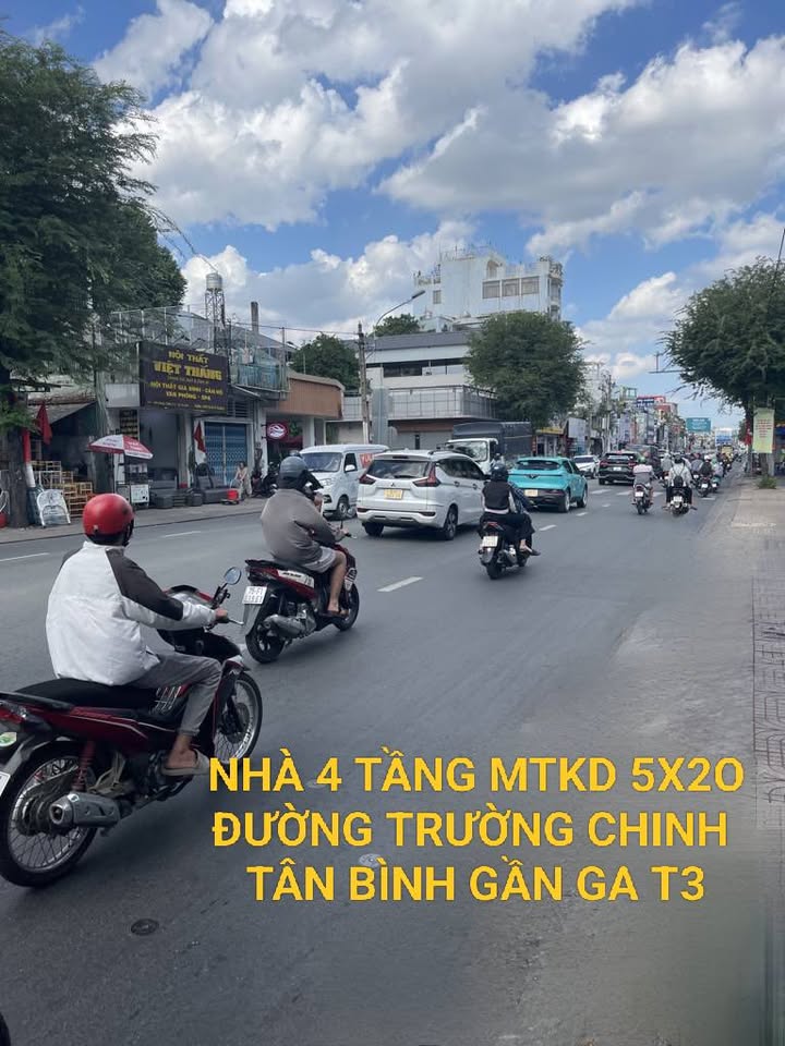 Nhà 4 tầng mặt tiền Trường Chinh, Tân Bình giảm giá sốc, thu nhập 60 triệu/tháng