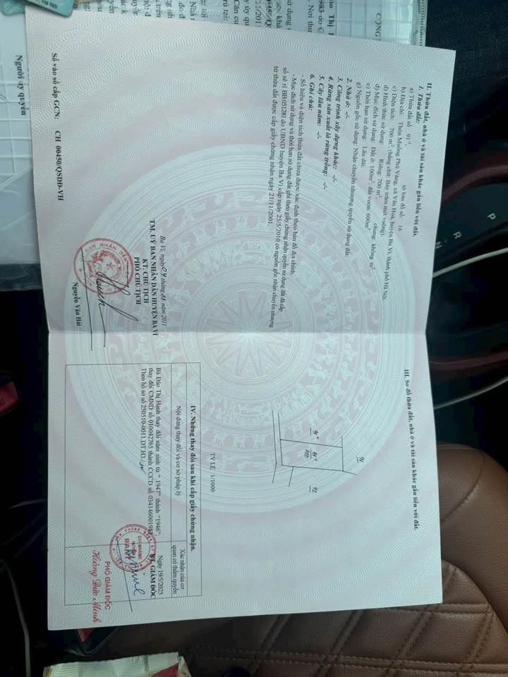 Đất Ba Vì 700m2, thoát ly Hà Nội, giá hời cho dân mê nghỉ dưỡng