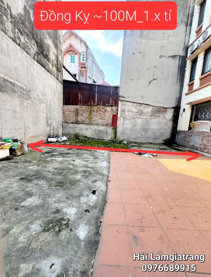 Đất vàng Đồng Kỵ 98m2 vuông vắn, chỉ nhỉnh 1,9 tỷ, sát làng tỷ phú