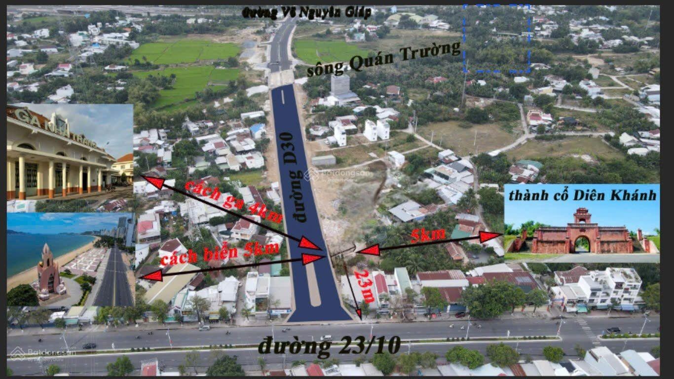 Bán đất sau lô mặt đường D30, Vĩnh Hiệp, Nha Trang, Khánh Hòa