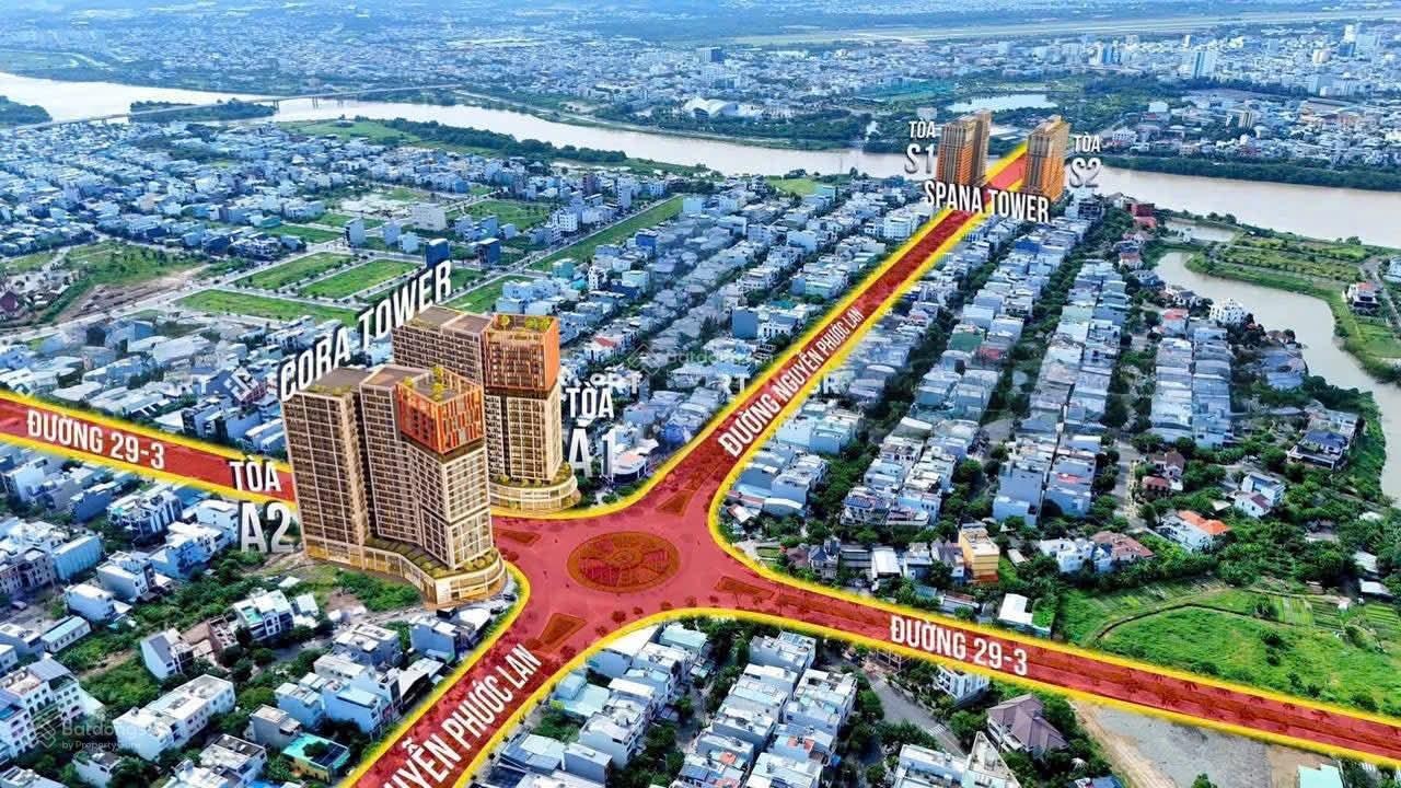 CHÍNH THỨC mở Booking căn hộ toà A2 Cora Tower Hoà Xuân giá cực tốt - CK TTS 16% - Vay tối đa 70%