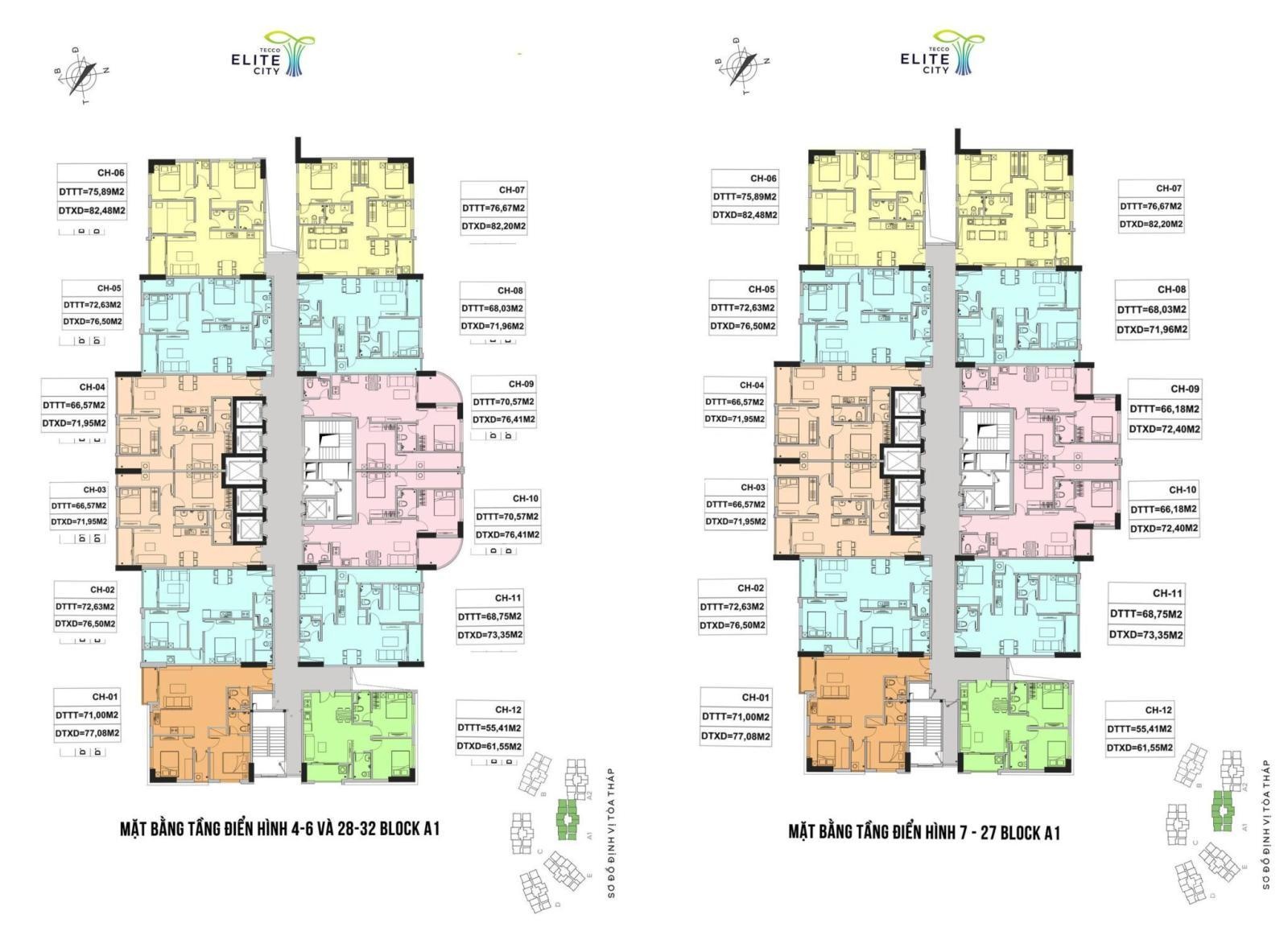 Tecco Elite 3PN Trả Trước 680Tr.Lh0902174393