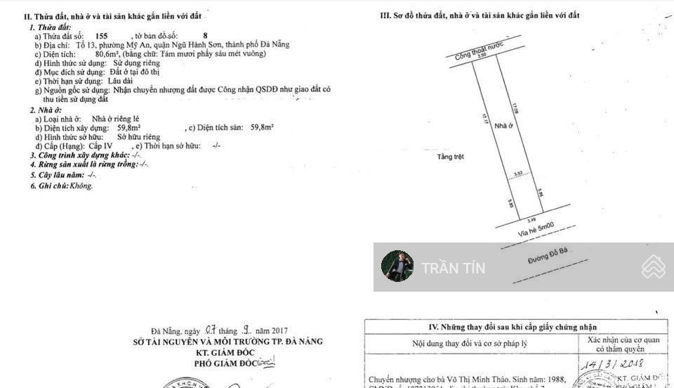 Lô đất mặt tiền đường Đỗ Bá, sát Châu Thị Vĩnh Tế.